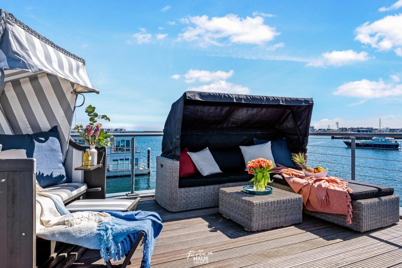 Vila Schwimmendes Haus Aloha Olpenitz Exteriér fotografie