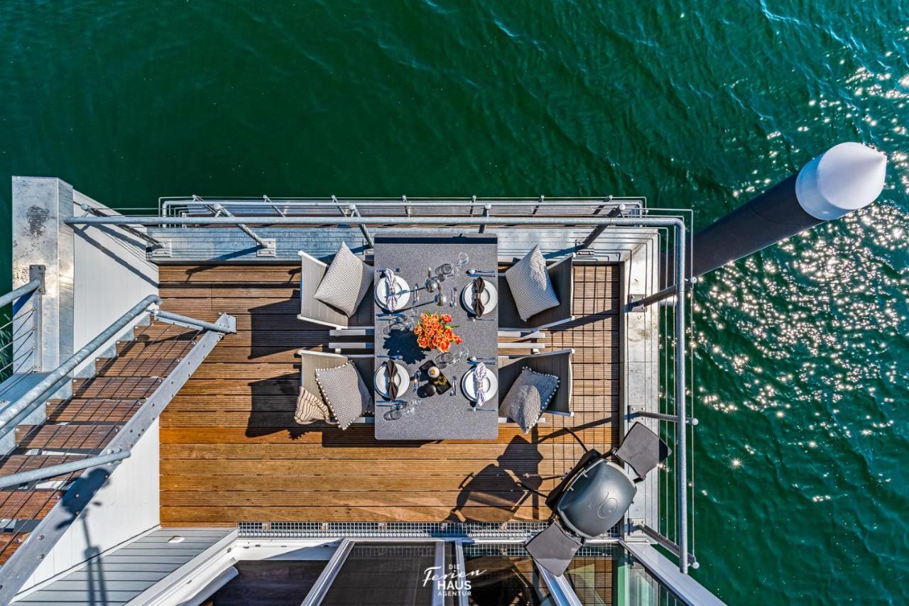 Vila Schwimmendes Haus Aloha Olpenitz Exteriér fotografie