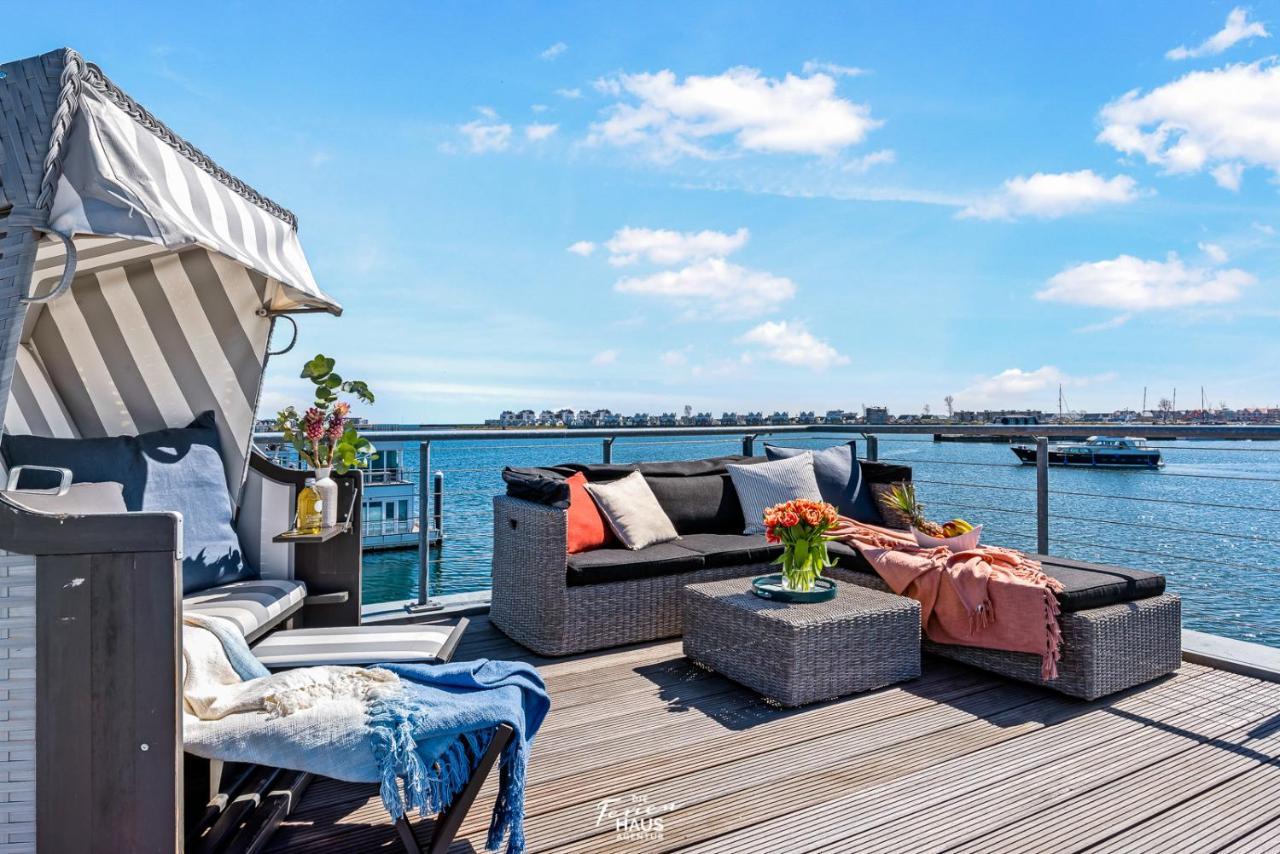 Vila Schwimmendes Haus Aloha Olpenitz Exteriér fotografie