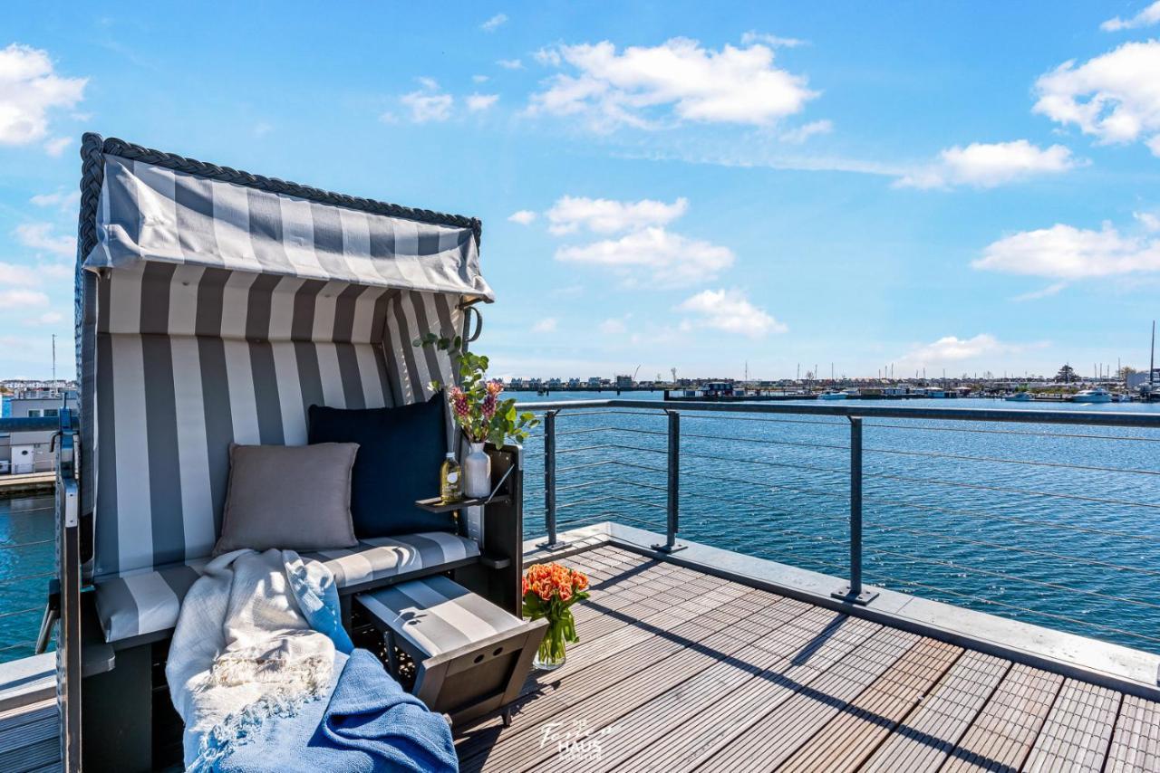 Vila Schwimmendes Haus Aloha Olpenitz Exteriér fotografie