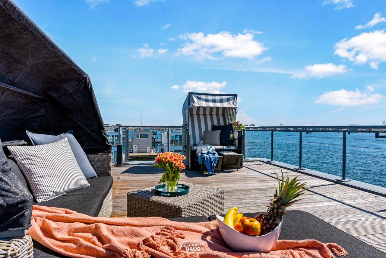 Vila Schwimmendes Haus Aloha Olpenitz Exteriér fotografie