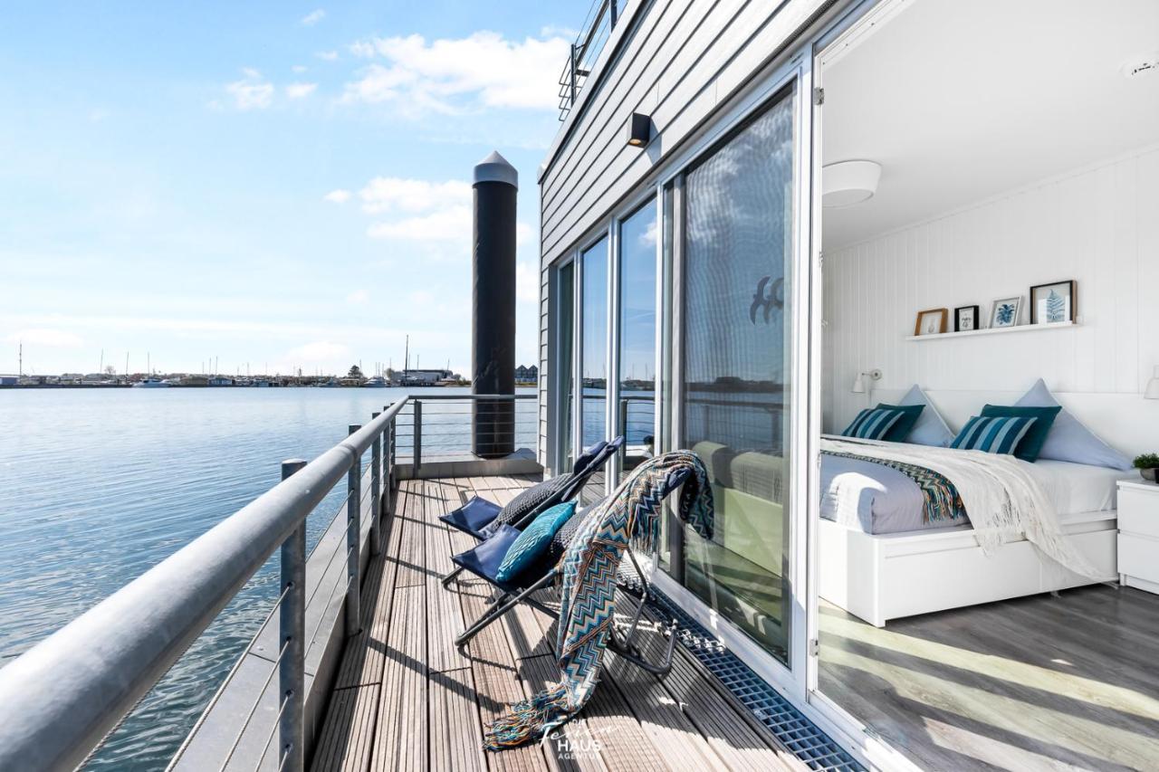 Vila Schwimmendes Haus Aloha Olpenitz Exteriér fotografie