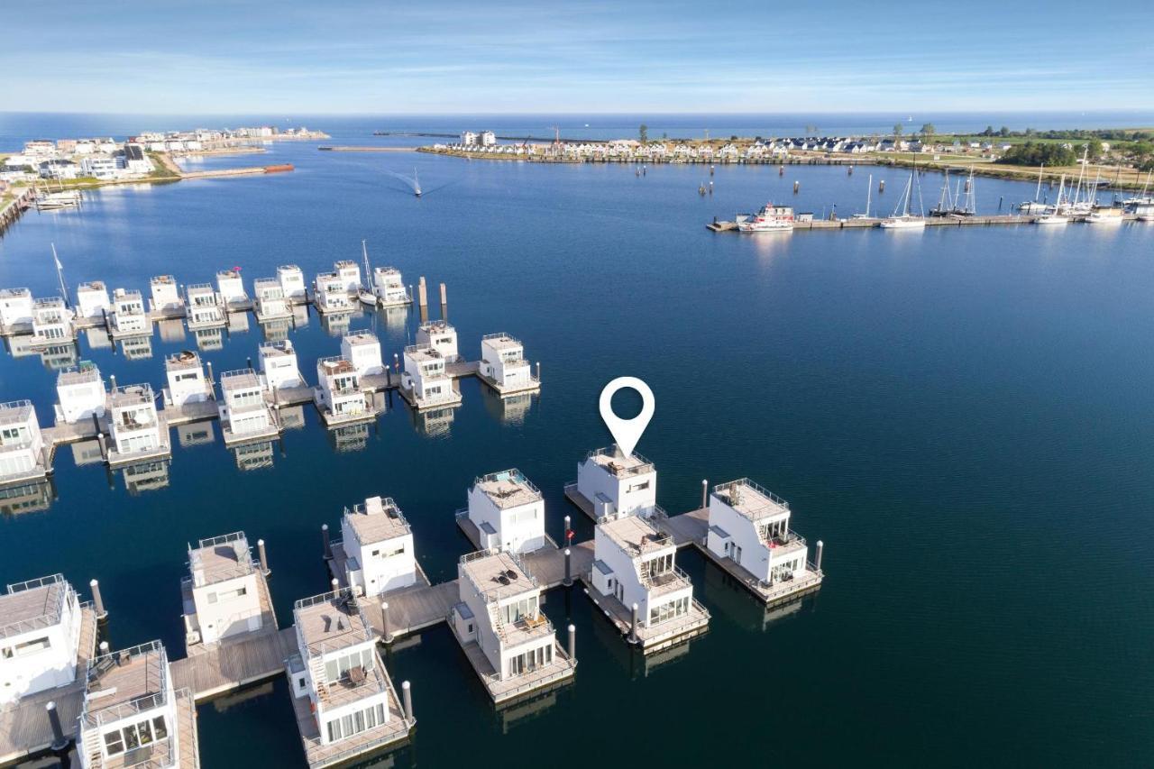 Vila Schwimmendes Haus Aloha Olpenitz Exteriér fotografie